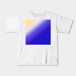 purple yellow texture design Kids T-Shirt